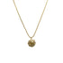 VINTAGE CHANEL NECKLACE COCOMARK STUDS BALL BEIGE GOLD ACCESSORY 00A 90328009