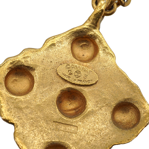 VINTAGE CHANEL NECKLACE DIA GOLD ACCESSORY 23 90339123
