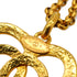 VINTAGE CHANEL NECKLACE HEART COCOMARK GOLD ACCESSORY 95P 90327104