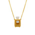 VINTAGE CHANEL NECKLACE PERFUME NO19 GOLD ACCESSORY 90334239