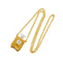 VINTAGE CHANEL NECKLACE PERFUME NO19 GOLD ACCESSORY 90334239
