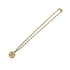 VINTAGE CHANEL NECKLACE RHINESTONE COCOMARK GOLD ACCESSORY 90321135