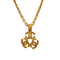 VINTAGE CHANEL NECKLACE TRIPLE COCOMARK GOLD ACCESSORY 94A 90321169