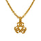 VINTAGE CHANEL NECKLACE TRIPLE COCOMARK GOLD ACCESSORY 94A 90339130