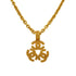 VINTAGE CHANEL NECKLACE TRIPLE COCOMARK GOLD ACCESSORY 94A 90339130