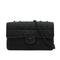 VINTAGE CHANEL NEW TRAVEL LINE EAST WEST CHOCOLATE BAR CHAIN SHOULDER BAG BLACK NYLON 90339648