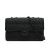 VINTAGE CHANEL NEW TRAVEL LINE EAST WEST CHOCOLATE BAR CHAIN SHOULDER BAG BLACK NYLON 90339648