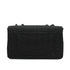 VINTAGE CHANEL NEW TRAVEL LINE EAST WEST CHOCOLATE BAR CHAIN SHOULDER BAG BLACK NYLON 90339648