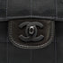 VINTAGE CHANEL NEW TRAVEL LINE EAST WEST CHOCOLATE BAR CHAIN SHOULDER BAG BLACK NYLON 90339648