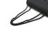 VINTAGE CHANEL NEW TRAVEL LINE EAST WEST CHOCOLATE BAR CHAIN SHOULDER BAG BLACK NYLON 90339648