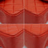 VINTAGE CHANEL PARENT-CHILD BAG PARENTS ONLY RED LAMB SKIN SILVER HARDWARE 90335317