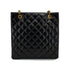 VINTAGE CHANEL PARIS LIMITED EDITION MATELASSE CHAIN SHOULDER BAG BLACK LAMB SKIN GOLD HARDWARE 90324825