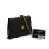 VINTAGE CHANEL PARIS LIMITED EDITION MATELASSE CHAIN SHOULDER BAG BLACK LAMB SKIN GOLD HARDWARE 90343958