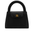 VINTAGE CHANEL PARTY KELLY HAND BAG BLACK CAVIAR SKIN GOLD HARDWARE 90339949