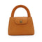VINTAGE CHANEL PARTY KELLY HAND BAG ORANGE CAVIAR SKIN GOLD HARDWARE 90339162