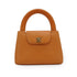 VINTAGE CHANEL PARTY KELLY HAND BAG ORANGE CAVIAR SKIN GOLD HARDWARE 90339162