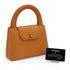 VINTAGE CHANEL PARTY KELLY HAND BAG ORANGE CAVIAR SKIN GOLD HARDWARE 90339162