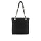 VINTAGE CHANEL PST CHAIN TOTE BAG BLACK CAVIAR SKIN SILVER HARDWARE 90327085