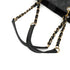 VINTAGE CHANEL PST CHAIN TOTE BAG BLACK CAVIAR SKIN GOLD HARDWARE 90344088