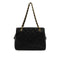VINTAGE CHANEL PTT CHAIN TOTE BAG BLACK CAVIAR SKIN GOLD HARDWARE 90348240