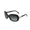 VINTAGE CHANEL RIBBON COCOMARK SUNGLASSES BLACK WHITE EYEWEAR 90340378
