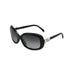 VINTAGE CHANEL RIBBON COCOMARK SUNGLASSES BLACK WHITE EYEWEAR 90340378