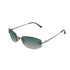 VINTAGE CHANEL RIMLESS SUNGLASSES COCOMARK BLUE SILVER EYEWEAR 90340382