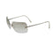 VINTAGE CHANEL RIMLESS SUNGLASSES COCOMARK CLEAR SILVER EYEWEAR 90340173