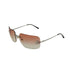 VINTAGE CHANEL RIMLESS SUNGLASSES COCOMARK RHINESTONE BROWN SILVER EYEWEAR 90339151