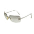 VINTAGE CHANEL RIMLESS SUNGLASSES COCOMARK RHINESTONE CLEAR SILVER EYEWEAR 90340356