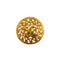 VINTAGE CHANEL ROUND BROOCH COCOMARK GOLD ACCESSORY 95A 90345098