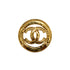 VINTAGE CHANEL ROUND COCOMARK BROOCH GOLD ACCESSORY 94P 90326699