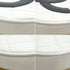 VINTAGE CHANEL ROUND VANITY HAND BAG WHITE ENAMEL GOLD HARDWARE 90347772