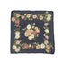 VINTAGE CHANEL SCARF CAMELLIA LOGO NAVY PINK SILK 90322057