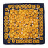 VINTAGE CHANEL SCARF CHAIN COCOBUTTON PATTERN NAVY GOLD SILK 90321184
