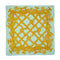 VINTAGE CHANEL SCARF COCOMARK CHAIN PATTERN LIGHT GREEN GOLD SILK 90331694