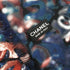 VINTAGE CHANEL SCARF COCOMARK FRINGE MULTICOLOR SILK 90345102
