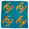 VINTAGE CHANEL SCARF COCOMARK GRIPOIX JEWELRY PATTERN BLUE SILK 90344584