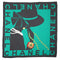 VINTAGE CHANEL SCARF MADEMOISELLE LOGO GREEN SILK 90341473
