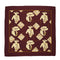 VINTAGE CHANEL SCARF MADEMOISELLE MATELASSE BROWN SILK 90331388