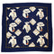 VINTAGE CHANEL SCARF MADEMOISELLE NAVY SILK 90338912