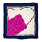 VINTAGE CHANEL SCARF MATELASSE BAG LOGO NAVY PINK SILK 90324642