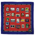 VINTAGE CHANEL SCARF STAMP PATTERN MULTICOLOR SILK 90339440