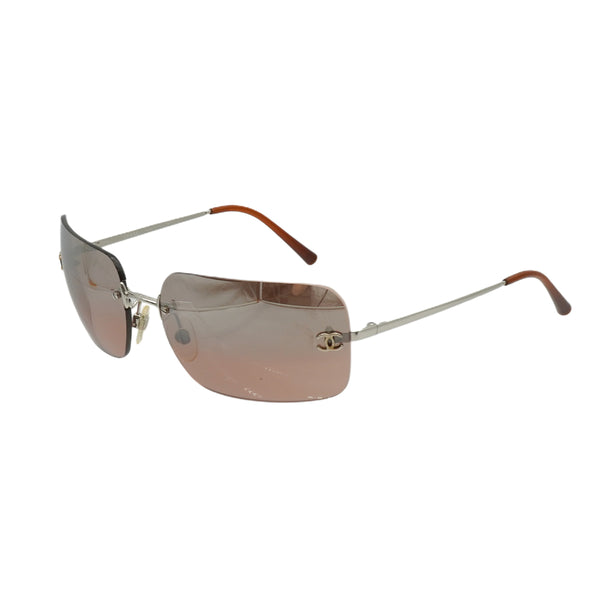 VINTAGE CHANEL SUNGLASSES COCOMARK BROWN EYEWEAR 90334486