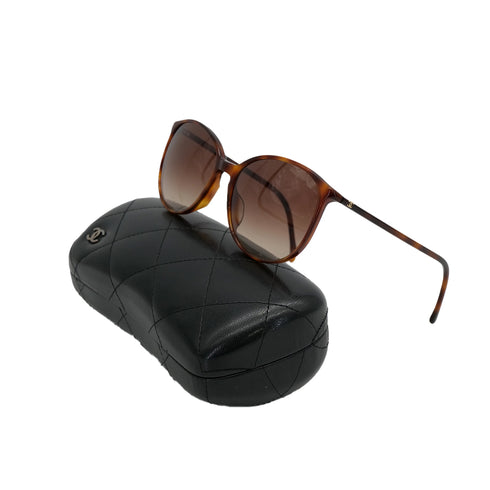 VINTAGE CHANEL SUNGLASSES COCOMARK BROWN TORTOISESHELL EYEWEAR 90313576