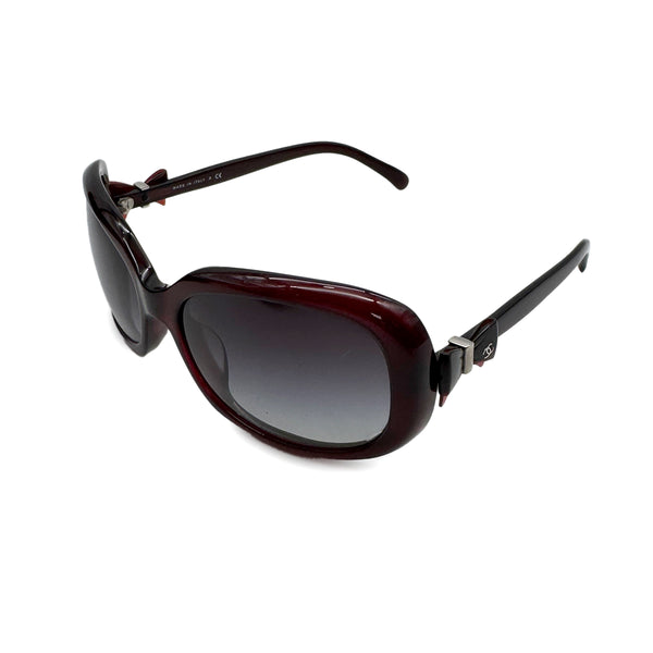 VINTAGE CHANEL SUNGLASSES COCOMARK LOGO RIBBON BROWN EYEWEAR 90319114
