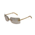 VINTAGE CHANEL SUNGLASSES COCOMARK RHINESTONE GOLD EYEWEAR 90330687