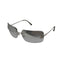 VINTAGE CHANEL SUNGLASSES COCOMARK RHINESTONE GRAY SILVER EYEWEAR 90322540