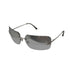 VINTAGE CHANEL SUNGLASSES COCOMARK RHINESTONE GRAY SILVER EYEWEAR 90322540