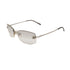 VINTAGE CHANEL SUNGLASSES COCOMARK RHINESTONE SILVER EYEWEAR 90319957